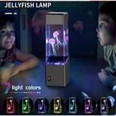 Led Kwallen Nachtlampje Aquarium 7 kleuren Multi-Gekleurde Decoratieve Lava Lamp Voor Volwassenen Kinderen Thuis Kamer Decoratie Cadeau