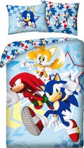 Housse de couette Sonic Speed Friends - Simple - 140 x 200 cm - Katoen