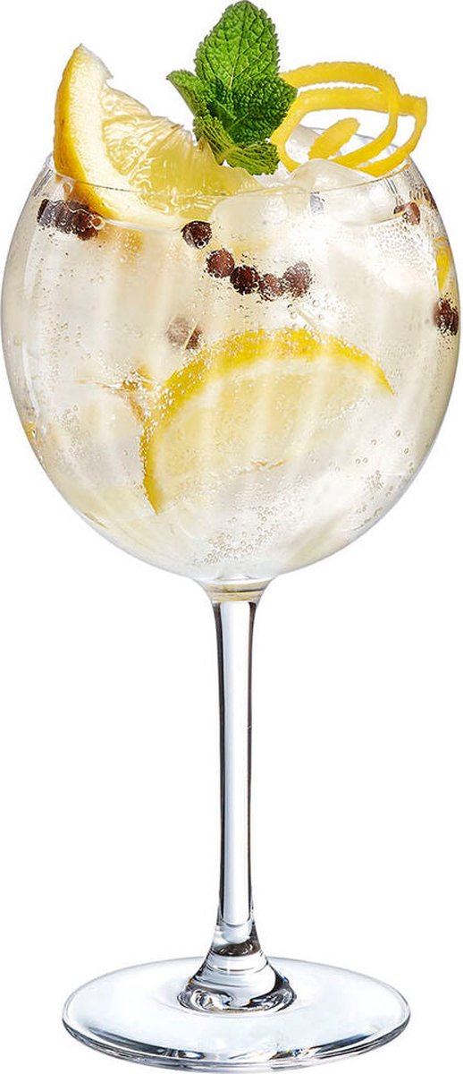 Chef&Sommelier Set van gin-en-tonicbekers chef & sommelier symetrie 6 stuks glas 580 ml