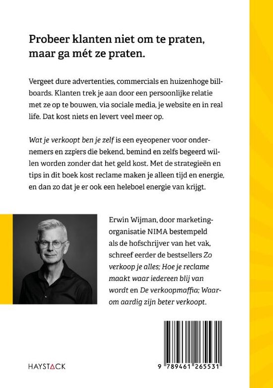 Romantiek huwelijk Antibiotica Wat je verkoopt ben je zelf, Erwin Wijman | 9789461265531 | Boeken | bol.com