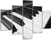 Peinture sur verre Musique, Piano | Noir, gris, blanc | 100x70cm 5Liège | Tirage photo sur verre |  F006806