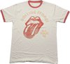 The Rolling Stones - US Tour '78 Heren T-shirt - 2XL - Creme