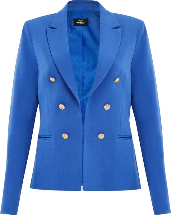 Threadbare Denim Corps Thb Corporal Military Button Blazer Blazer