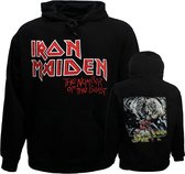 Pull à capuche Iron Maiden Number Of The Beast Faded Edge Vintage Pullover