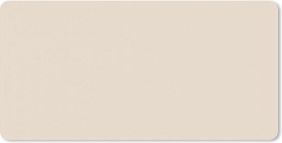 Gaming de souris gamer - Grand tapis de souris - Beige - Uni - Tapis de souris xxl - 90x45 cm - Accessoires de bureau - Tapis de bureau