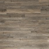ARTENS - PVC vloer - click vinyl planken CALBORG - vinyl vloer - INTENSO - houtdessin - bruin - L.122 cm x B.18 cm - dikte 4,5 mm - 1,54 m²/ 7 planken - belastingsklasse 33