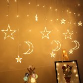 Lumières de Éclairage de Noël LIXIN - Étoiles - Warmwit - Rideau d'étoiles - Extérieur et intérieur - Noël - Étoiles de Étoiles de Noël - Rideau lumineux de Fête - Économie d' Énergie - Éclairage de décoration - Accessoires pour la Home