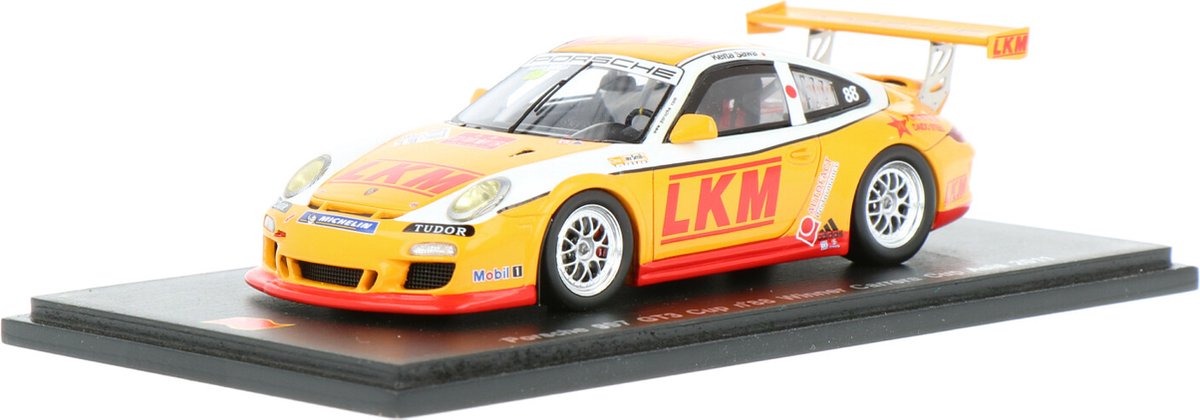Spark 1:43 Porsche 997 GT3 Cup n°88 LKM, Winner Carrera Cup Asia 2011, Keita Sawa