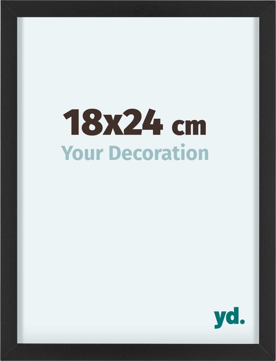 yd. Your Decoration - Fotolijst 18x24 cm - Aluminium - Zwart - Virginia