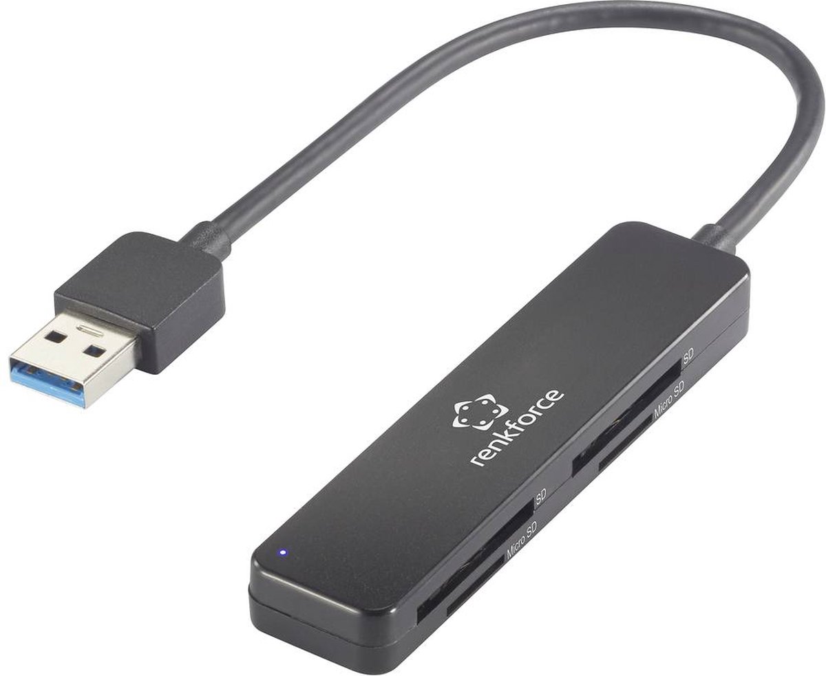 Renkforce Lecteur de carte mémoire externe micro-USB 3.0 noir