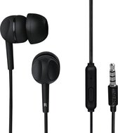 Thomson EAR3005BK koptelefoon, in-ear, microfoon, zwart