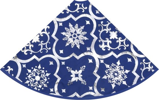 vidaXL Kerstboomrok luxe 150 cm kunstvacht wit