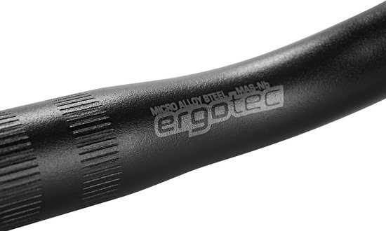 Achetez des Ergotec M-Bar MTB Guidon 25.4mm 70cm Aluminium - Mat Noir