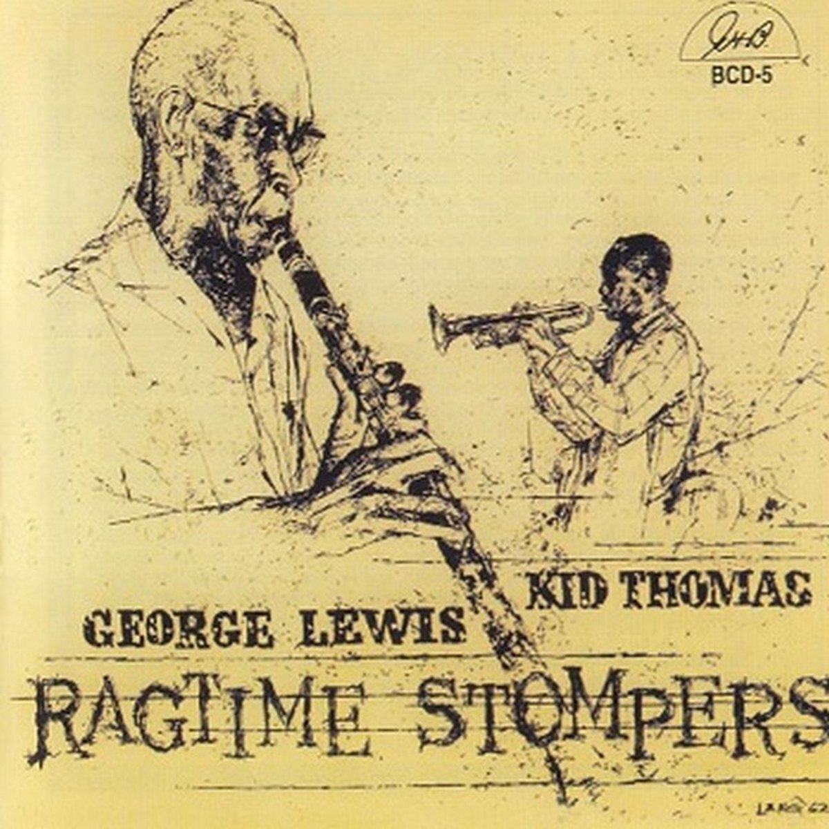 Kid Thomas & George Lewis - Kid Thomas - George Lewis Ragtime Stompers (CD)