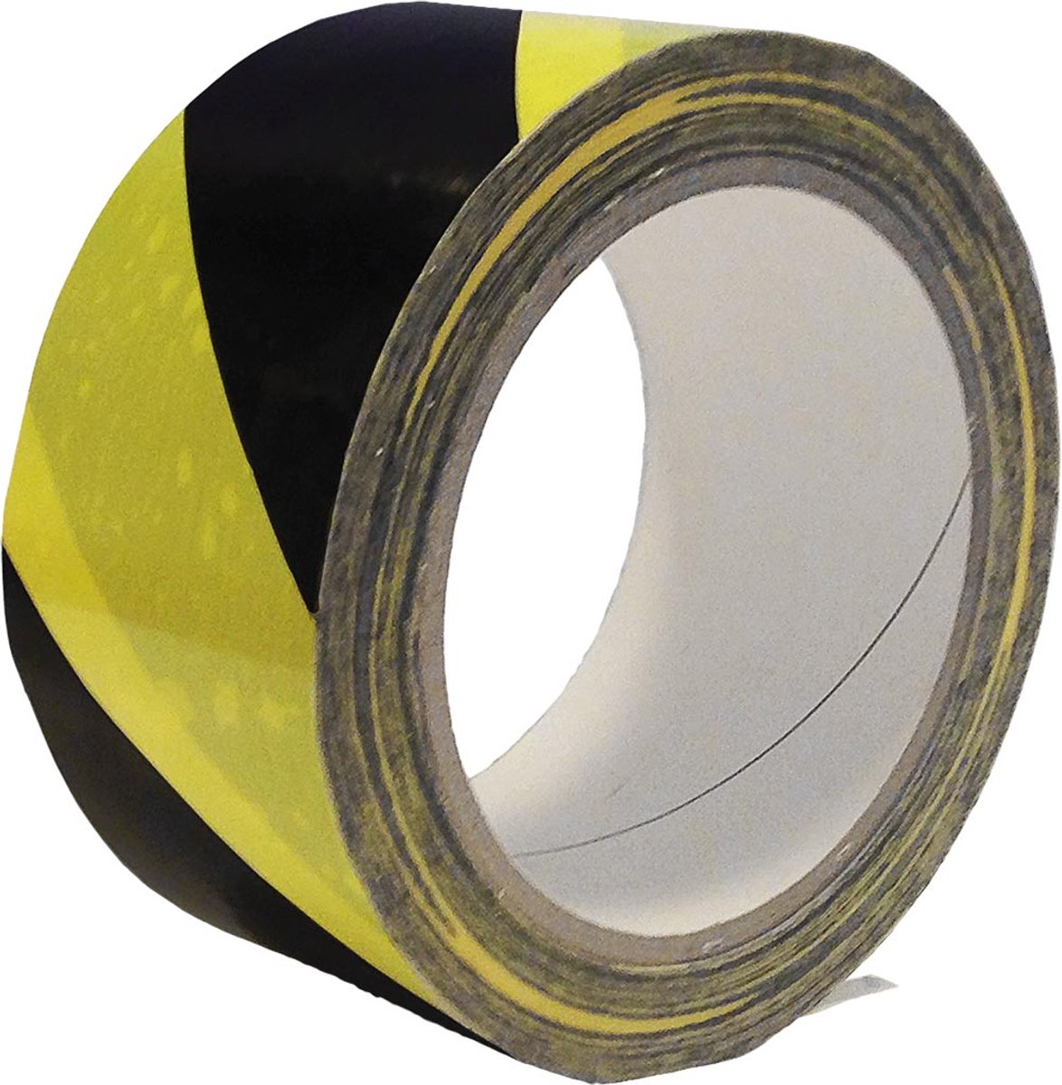 Zelfklevende Waarschuwingstape Geel-Zwart 33m x 50mm
