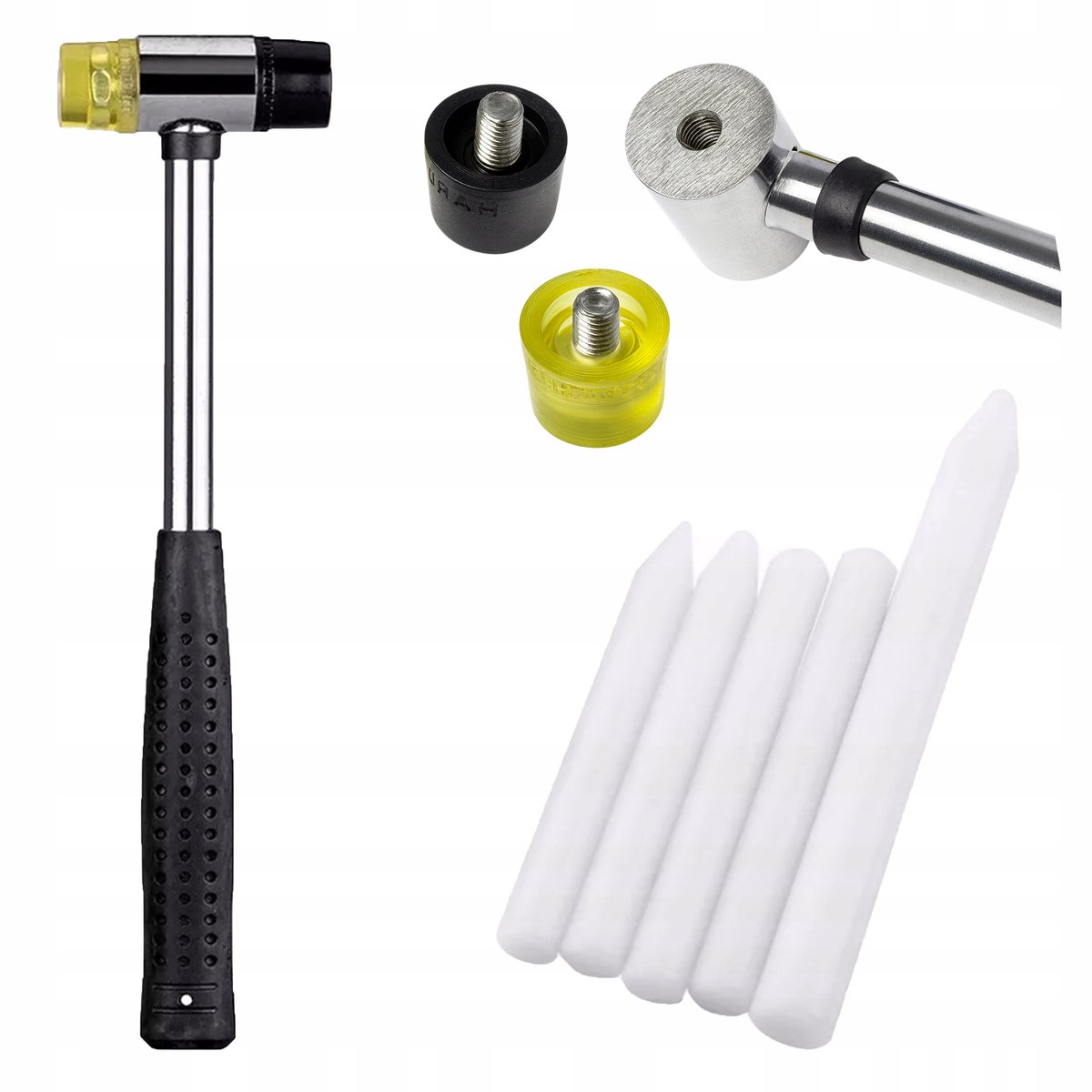 PDR Hamer Set voor Deukreparatie - Incl. Witte Padden
