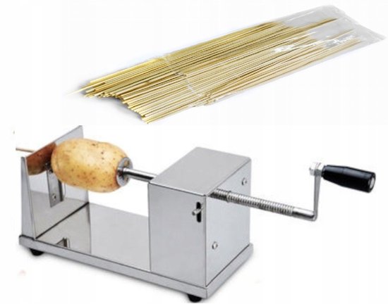 RVS Spiraal Aardappelsnijder - Voor Unieke Fritjes van RVS — afbeelding 4