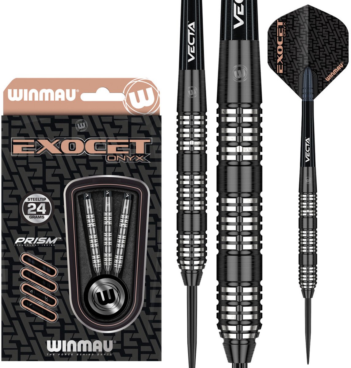 Winmau Exocet Onyx 90% Dartshopper Exclusives - Dartpijlen