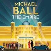 Michael Ball The Empire, met art deco-illustratie van een theater met publiek en auto's.