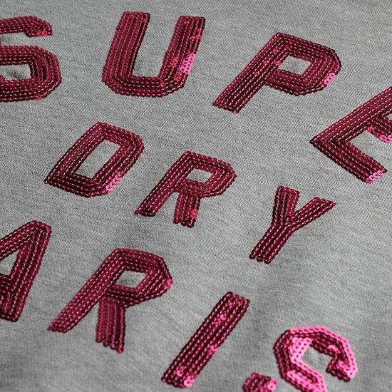 Pull à col roulé à empiècements Varsity Loose Crew Superdry pour femme