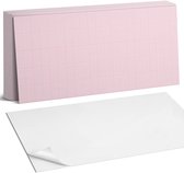 Roze Gladde tegels in een raster - 40 cm x 20 cm - 10 stuks