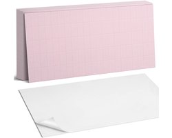 Coloray Plaktegels - Gladde tegels in een raster Zelfklevende Wandtegels - 40 cm x 20 cm - Roze Plaktegels - 10 stuks - Rechthoek PVC Tegels - Plaktegels Badkamer - Vloertegels Zelfklevend - Vinyl Tegels - Portugese Tegels