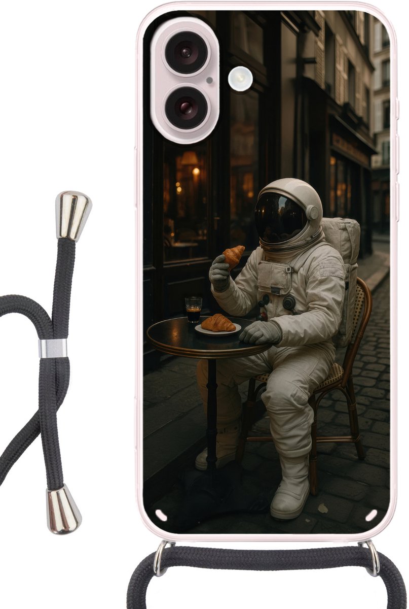 Café - Croissant - Koffie - Astronaut