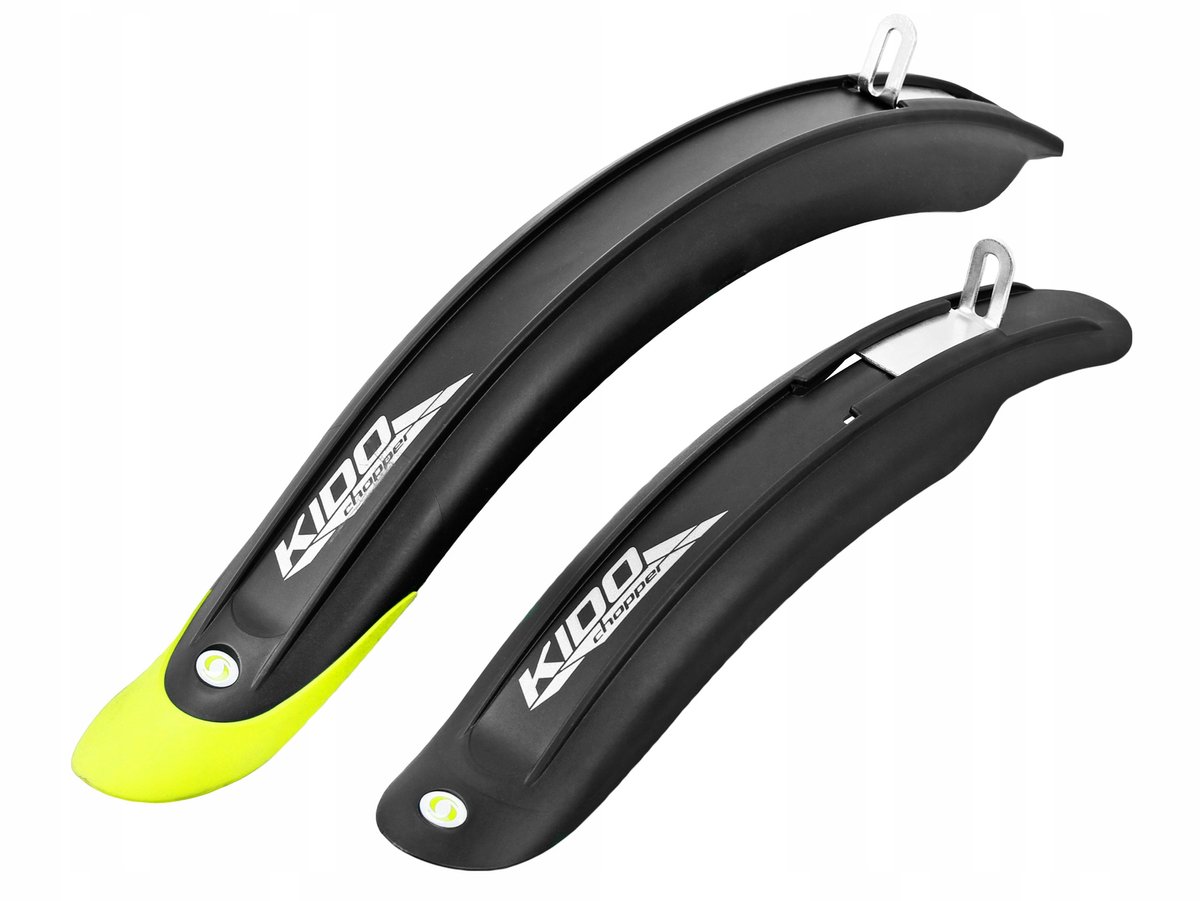Simple Kido SDS 20'' Fietsspatborden Set Zwart-Limo