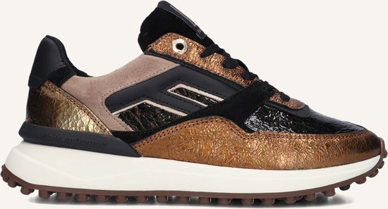 Floris Van Bommel Sfw-10128 Noppi - Cuir - Femme - Couleur bronze - Pointure 39