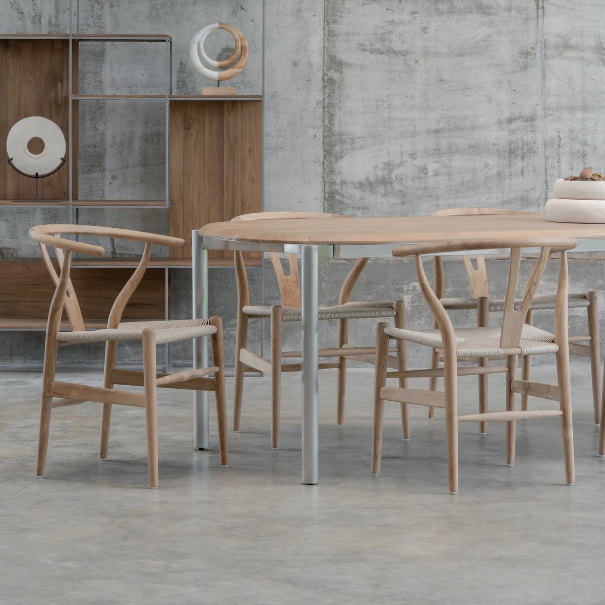 Håvard design stoel - teak hout - naturel kleur - Scandinavische eetkamerstoel - met armleuning - hoogwaardig teakhout - optimaal comfort - design jaren 40 uit Scandinavië - Premium kwaliteit