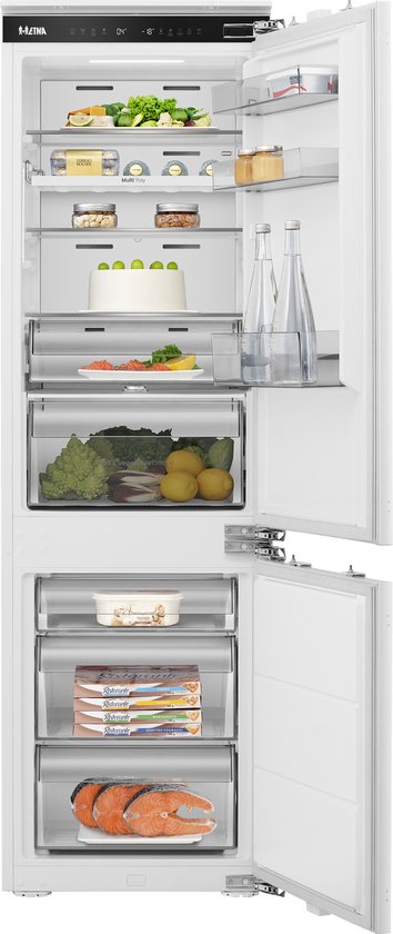 ETNA KCD4178ENF inbouw koel-vriescombinatie 252L No Frost energiezuinig LED Multi Air Flow CoolFresh