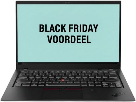 Lenovo ThinkPad X1 Carbon (6th Gen) Intel® Core™ i7 i7-8550U Laptop 35,6 cm (14") Quad HD 16 GB LPDDR3-SDRAM 256 GB SSD Wi-Fi 5 (802.11ac) Windows 10 Pro Zwart - Lenovo - Hoofdafbeelding