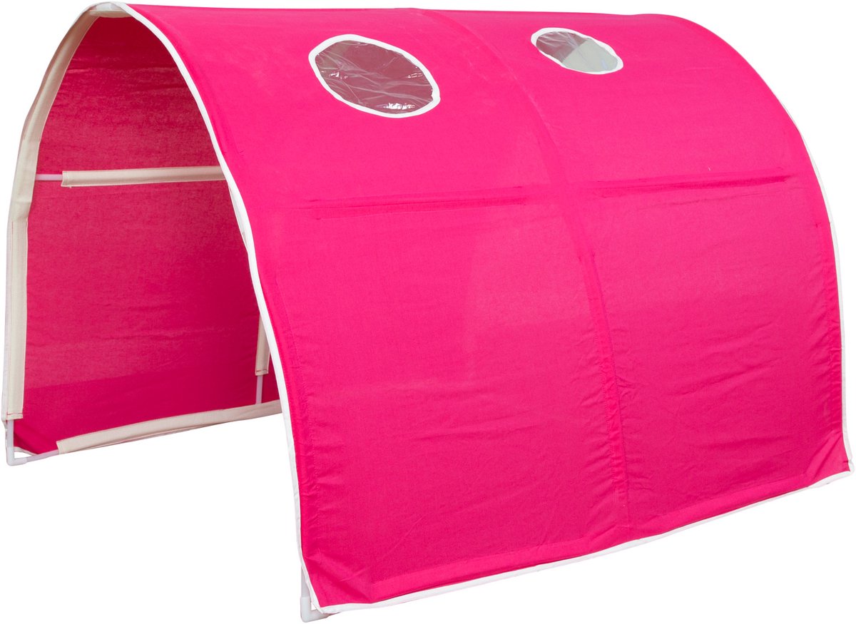 Homestyle4u Tent - Bedtent - Pink - Beddak - Speeltunnel - Tunnel voor kinderbedden