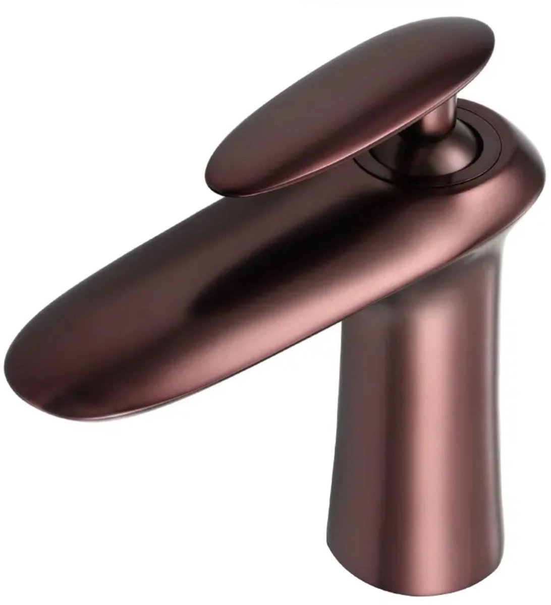 Hudor Wastafelkraan met Planchet - Fonteinkraan 304 Brons Artémis - Wastafelmengkraan Gerecycled Messing - UPC Gecertificeerd - Waterbesparend