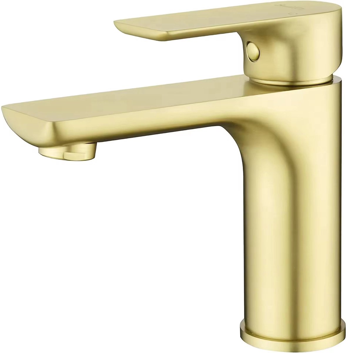 Hudor Fonteinkraan Goud Geborsteld - Scamandre Collectie Toiletkraan - Modern Design Koudwaterkraan - UPC Gecertificeerd - 500.000 Fittingen