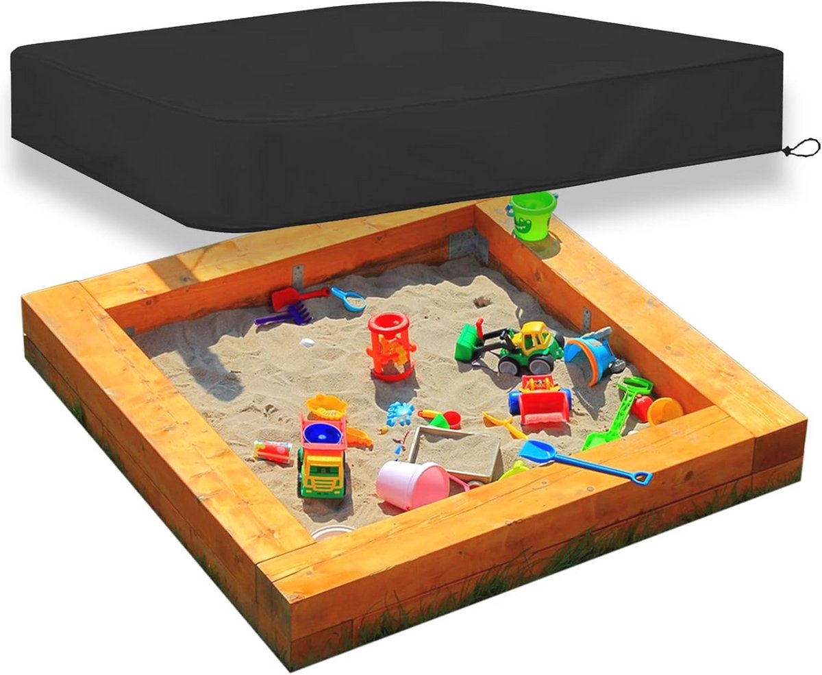 Waterdichte Zandbakhoes 120x120 cm - Oxford-stof met Trekkoord