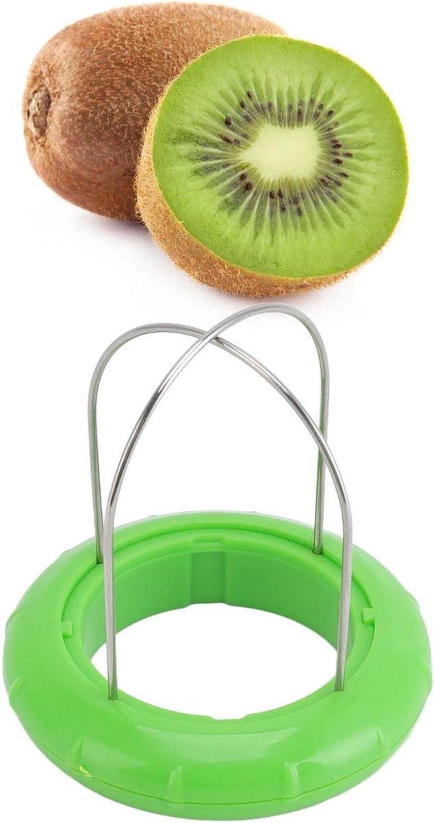 2-in-1 Kiwi Dunschiller - Roestvrijstalen Fruit Snijder en Schiller met Handvat