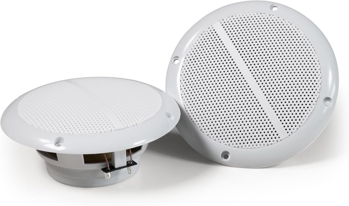 2-Pack Waterbestendige Inbouw Speakers voor Buiten 15W RMS