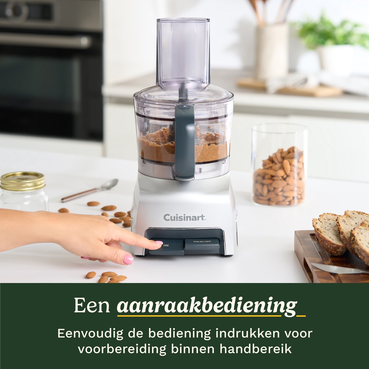 Cuisinart - FlexPrep Foodprocessor - 1,1 L - RVS Mes - Omkeerbare Schaafschijf - Inclusief Klopmes - 300 W - Zilver thumbnail 6