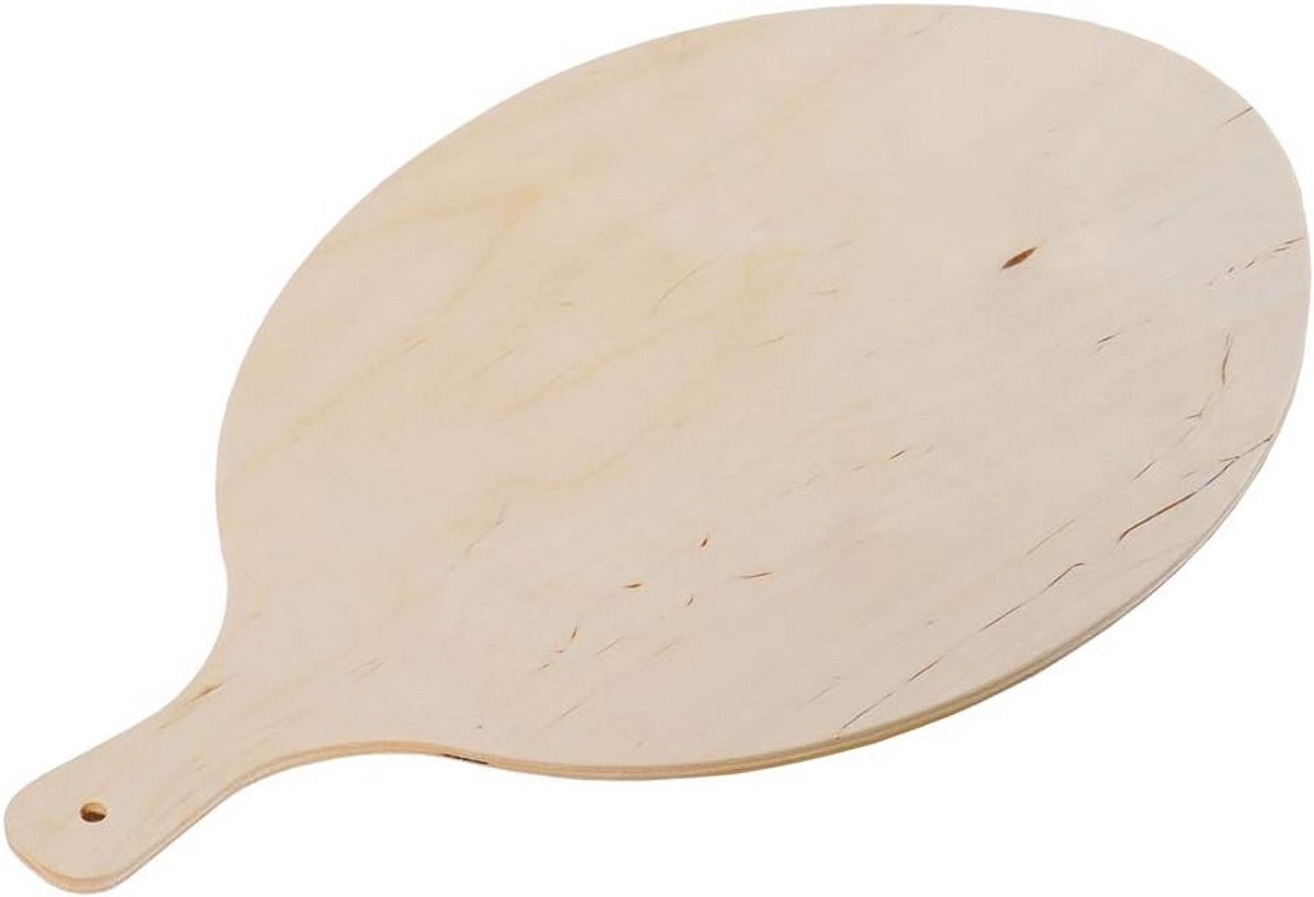 Houten bakplank met handvat 50x30 cm FSC Hout