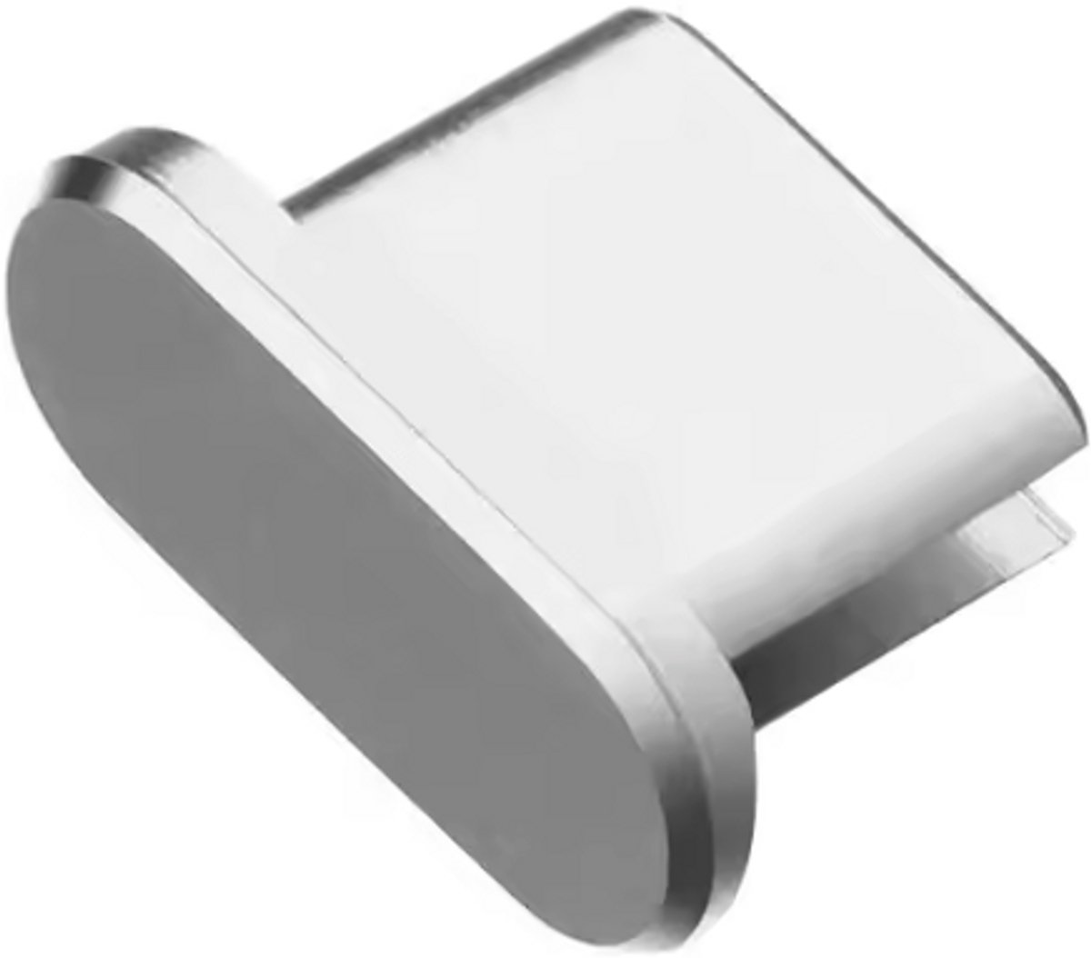 Go Go Gadget - Stofplug - Geschikt voor USB-C - Stofkapje - 1 stuk - Zilver