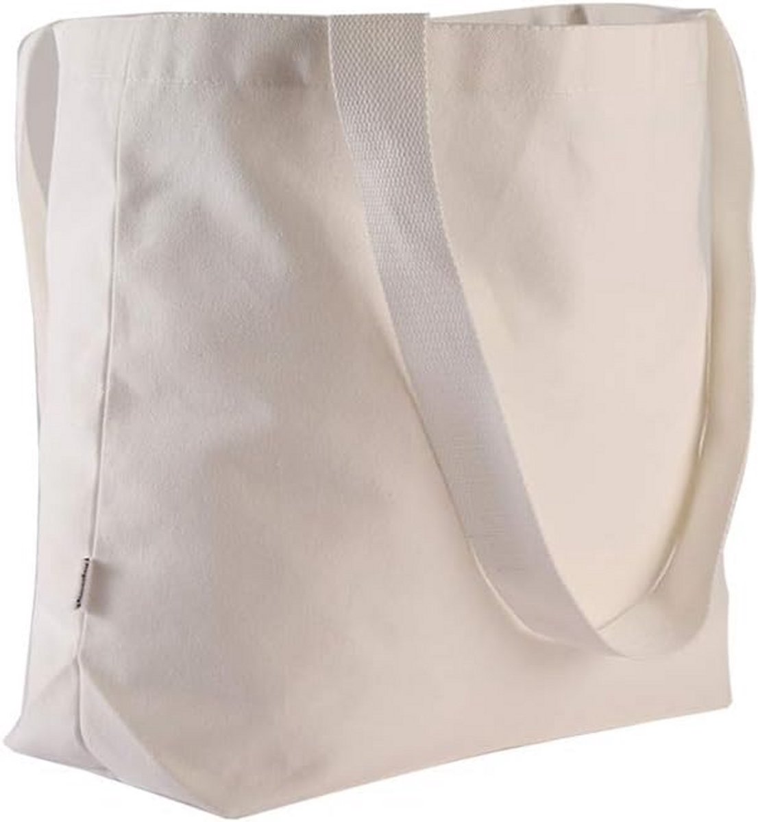 Extra Grote Herbruikbare Boodschappentas van Dik Katoen Canvas - Strand- en Weekender Tas