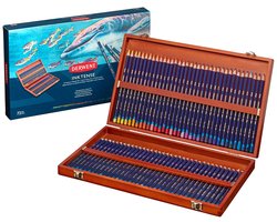 Derwent - Inktense Pencil Wooden Box with 72 Pencils