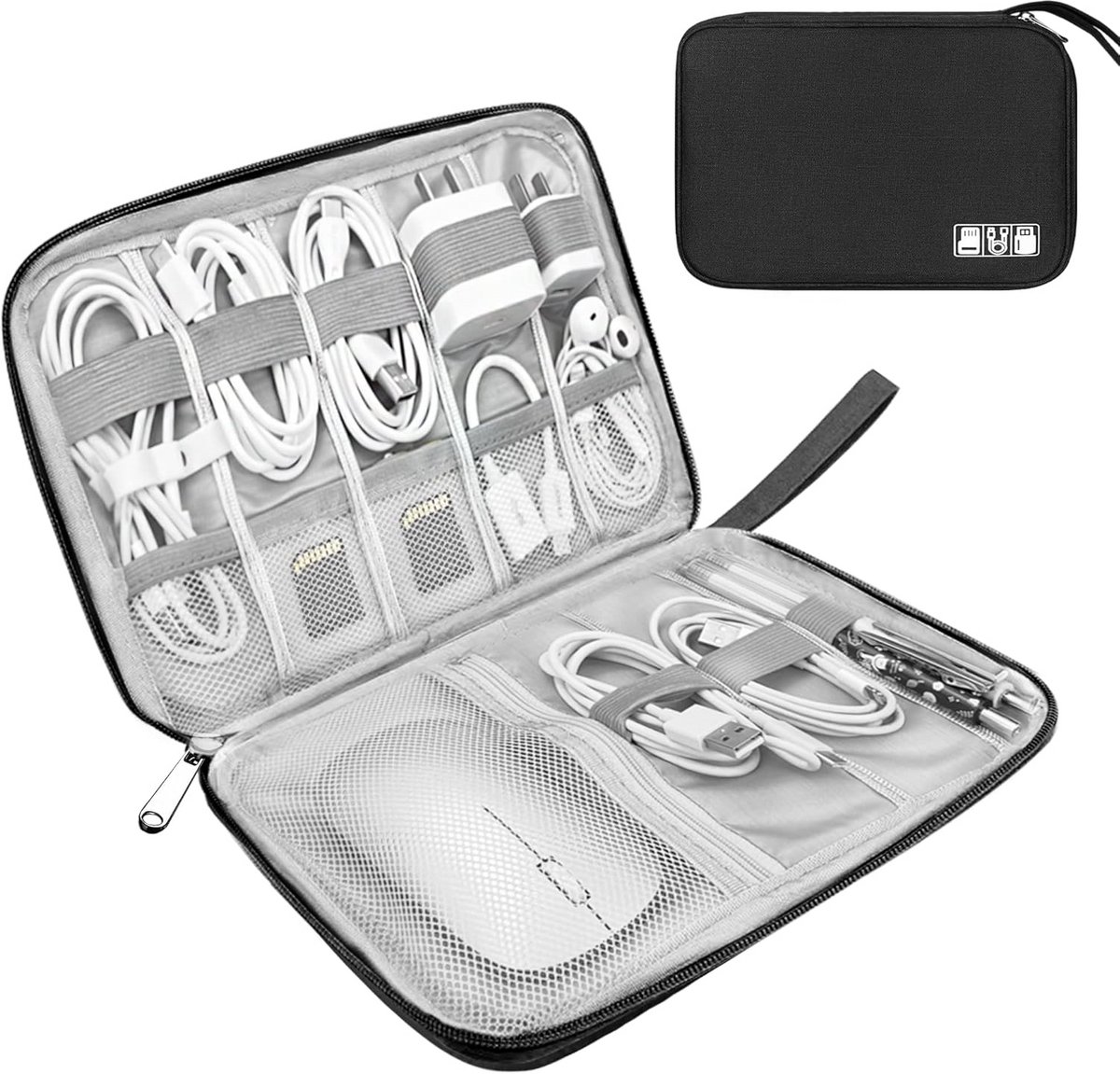 Reisorganizer Tas voor Elektronica Accessoires en Kabels