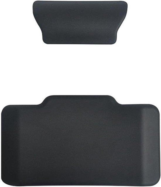 Topkoffer rugleuning en kussen voor motorfiets, universeel accessoire met zelfklevend pad voor 45-65L achterbovenhoes.