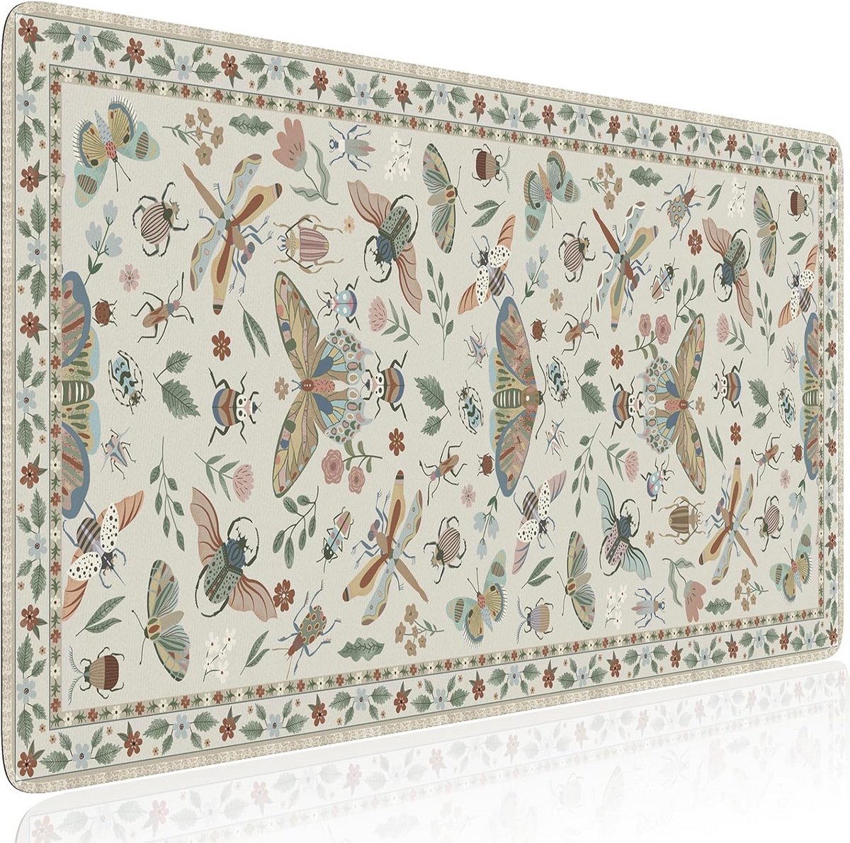 XL Bureaumat Bloemenprint Antislip Waterdicht voor Gaming en Kantoor