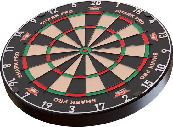 Bull's Shark Pro - Dartbord - Professioneel - Minder Bounce Outs - Inclusief Ophangsysteem van Merkloos — afbeelding 2