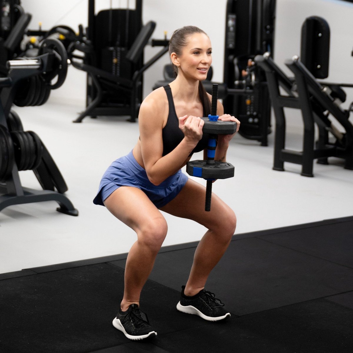 Gymtek® Verstelbare Halterset 40kg - 2x Haltergrepen + Halteraansluiting - 8x 3kg 4x 2,5kg 4x 1,25kg - Halter Set voor Krachttraining, Workout, Gym thumbnail 6