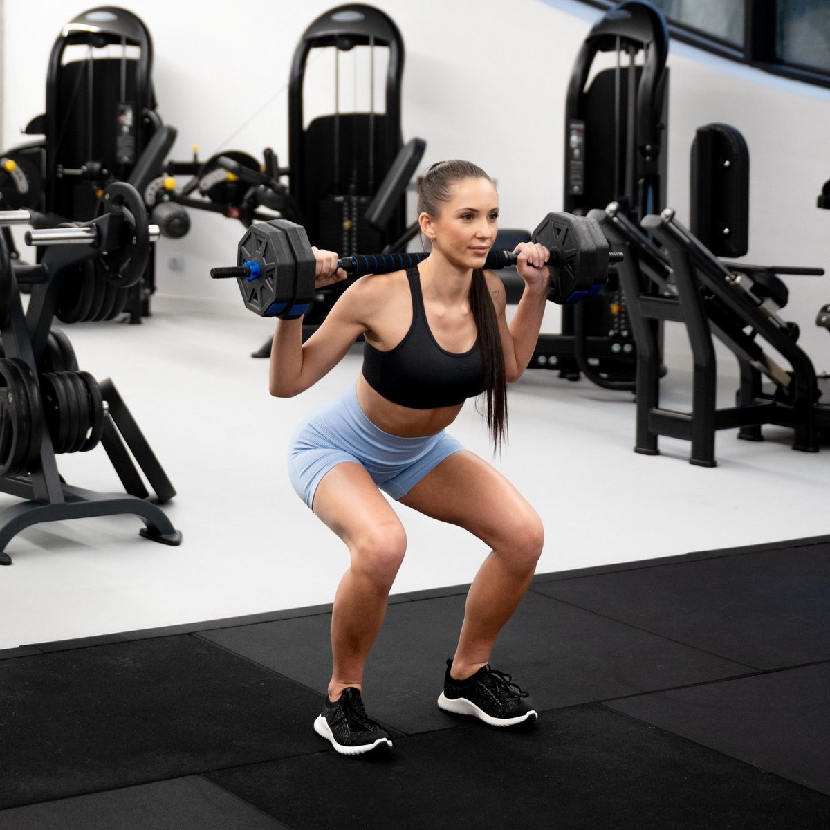 Gymtek® Verstelbare Halterset 40kg - 2x Haltergrepen + Halteraansluiting - 8x 3kg 4x 2,5kg 4x 1,25kg - Halter Set voor Krachttraining, Workout, Gym thumbnail 2