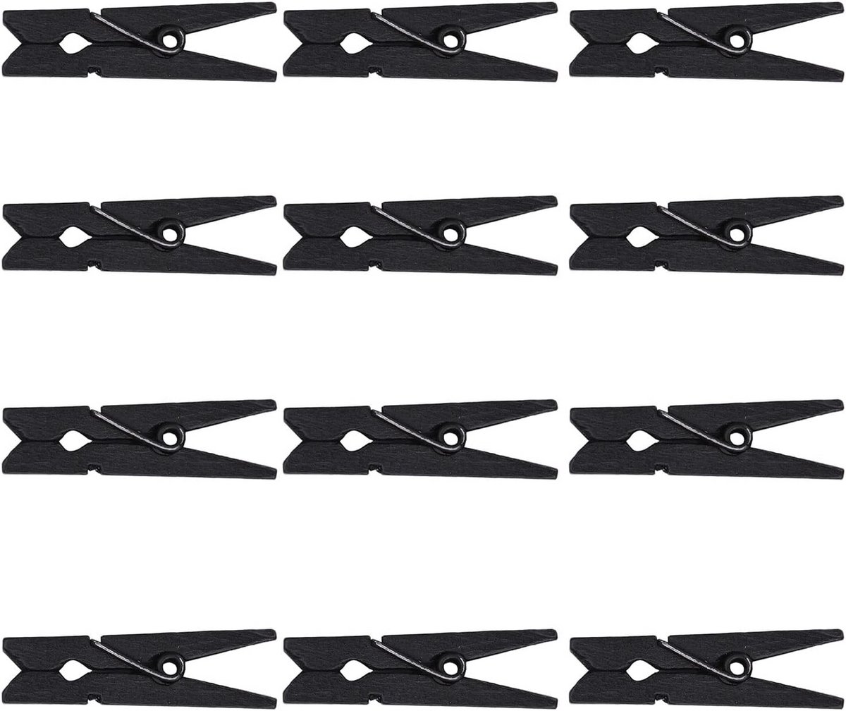 Houten Mini-Knijpers 3,5 cm - 50 Stuks voor Foto's, Kaarten en Knutselen